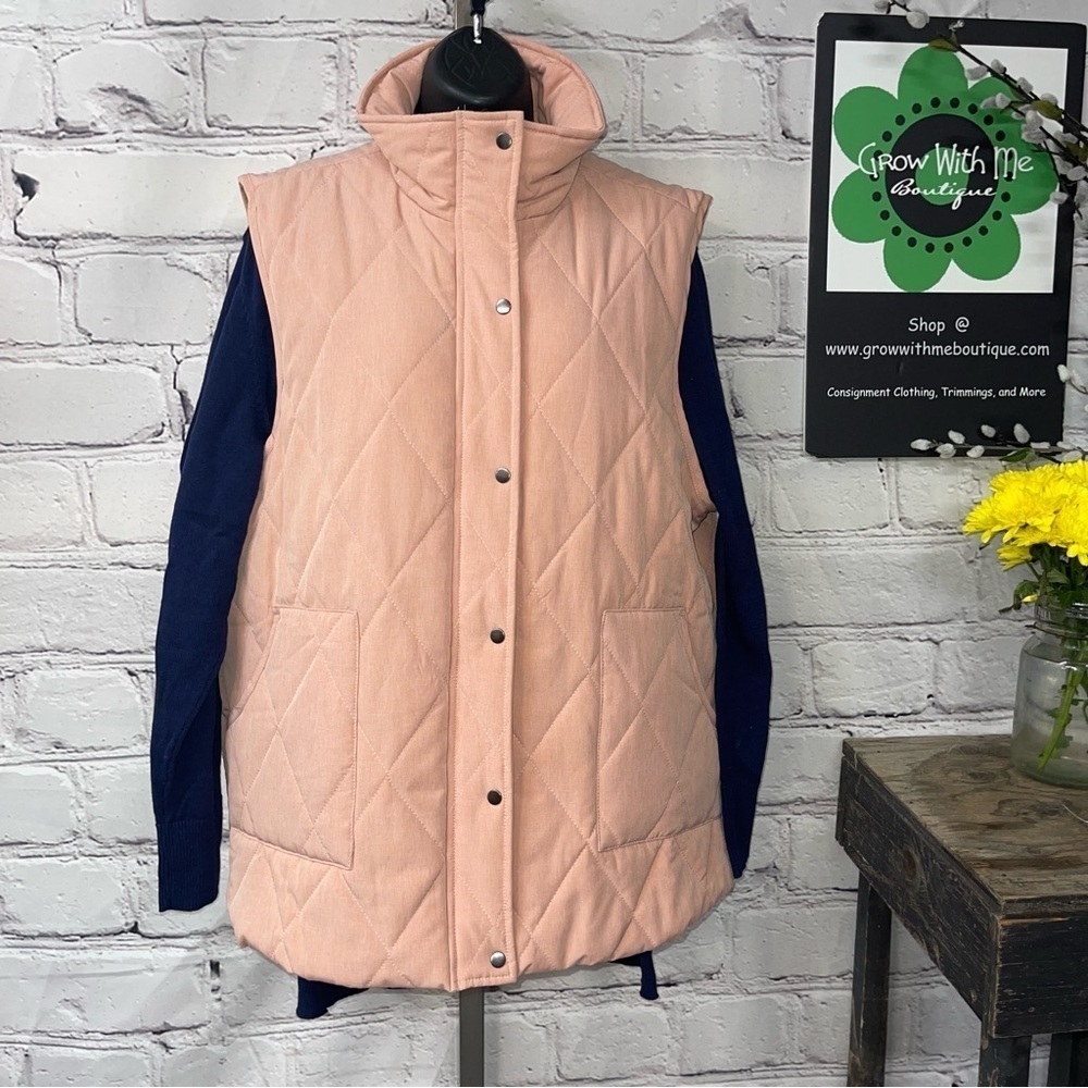 Michelle Mae Remi puffer quilted vest 1XL